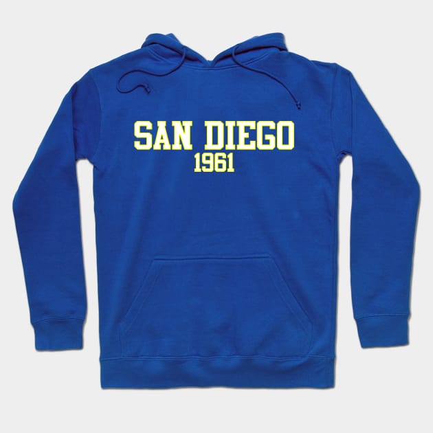 San Diego 1961 (variant) Hoodie by GloopTrekker